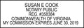 Virginia Rectangular Notary Stamp | Official State Notary Stamp | Official Seals | Meets State Specifications (Virginia, Rectangular Stamp)