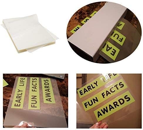 Immuson Thermal Laminating Pouches 8.9 x 11.4, 3Mil Thickness, Crystal Clear Finish, 1500 Pack