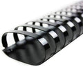 Plastic Comb Binding Spines, 1 1/2" Inch Diameter, Black, 290 Sheets, 100 Pack - 13112