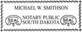 South Dakota Rectangular Notary Stamp | Official State Notary Stamp | Official Seals | Meets State Specifications (South Dakota, Rectangular Stamp)