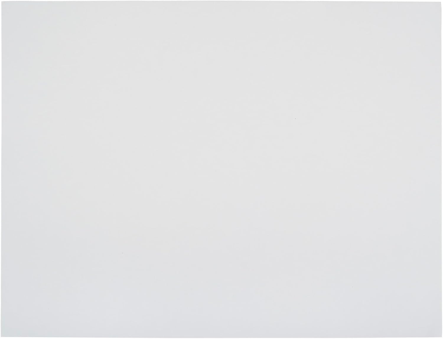 School Smart Railroad Poster Board Paper, 22 x 28 Inches, 4-Ply, White, Pack of 25