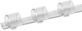 TruBind 8mm (5/16 in.) Comb Binding Spines | 11 in. Length for Letter Size or Smaller Projects | Standard 19-Ring Rectangular Holes | Clear | 40 Sheet Binding Capacity | 100 Pack