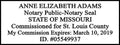 Missouri Rectangular Notary Stamp | Official State Notary Stamp | Official Seals | Meets State Specifications (Missouri, Rectangular Stamp)