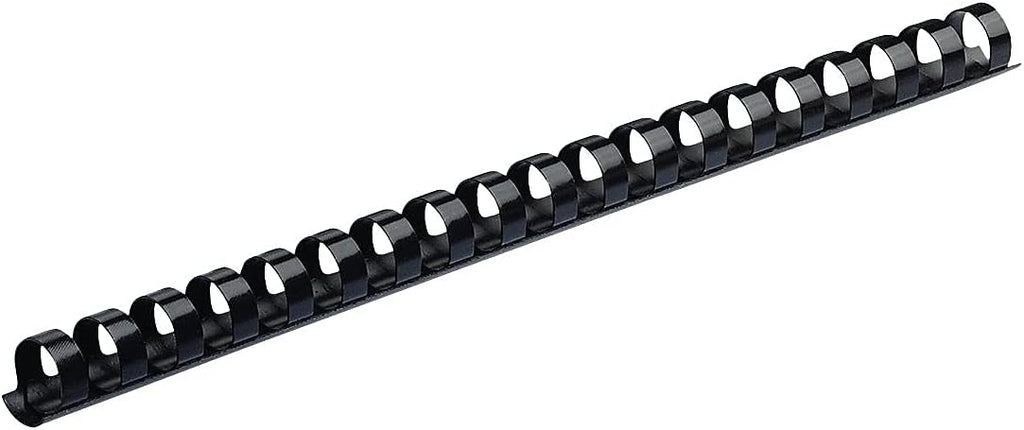 Fellowes "Fellowes 52327, Plastic Combs - Round Back, 100 pack, Black, "5/8"",120 sheet capacity"