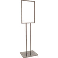 Econoco BH23 Bulletin Sign Holder with Extra-Heavy Raised Base, 14" x 22"