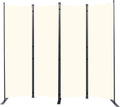 Room Divider 6FT Portable Room Dividers and Folding Privacy Screens, 88'' W Fabric Divider for Room Separation, 4 Panel Partition Room Dividers Freestanding Wall Divider Screen for Dorm Studio Office