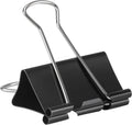 2 Inch 40 Pack Extra Large Binder Clips, Jumbo Paper Clips, Big Paper Clamps, Binder Clips Large Size for Home, School and Office Supplies