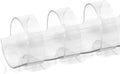 TruBind 14mm (9/16 in.) Comb Binding Spines | 11 in. Length for Letter Size or Smaller Projects | Standard 19-Ring Rectangular Holes | Clear | 105 Sheet Binding Capacity | 100 Pack