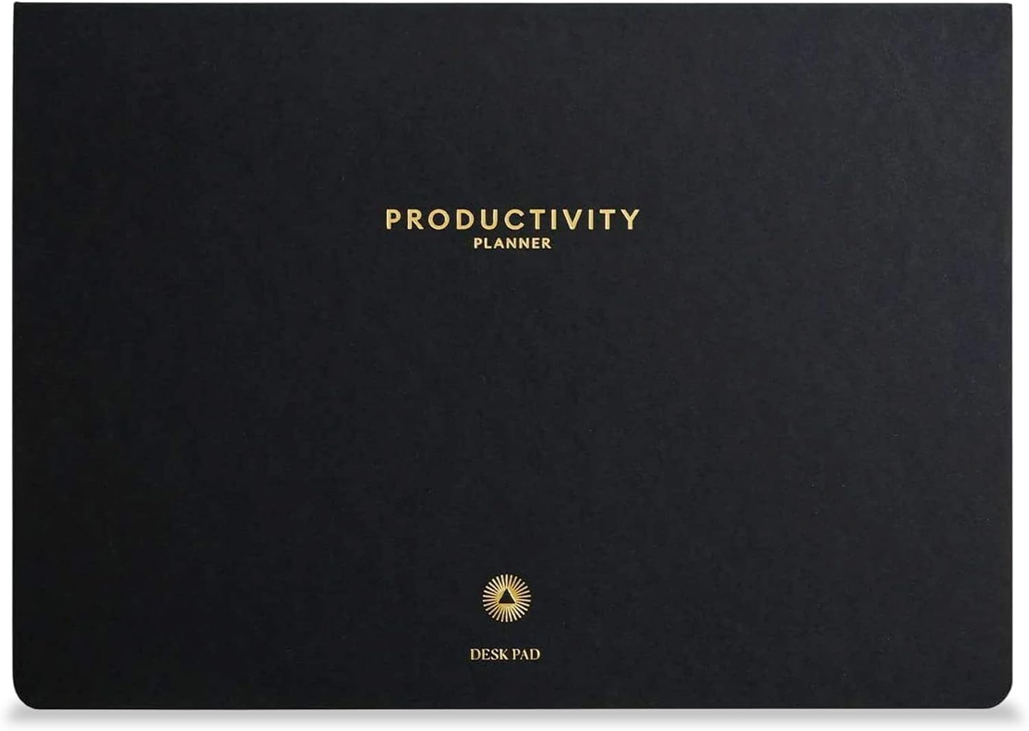 Intelligent Change - Daily Desk Pad, 3-Month Productivity Planner, Tear-Out Deskpad for to-Do List, Productivity Tools for Time Management and Mindfulness, A4 Size, Black