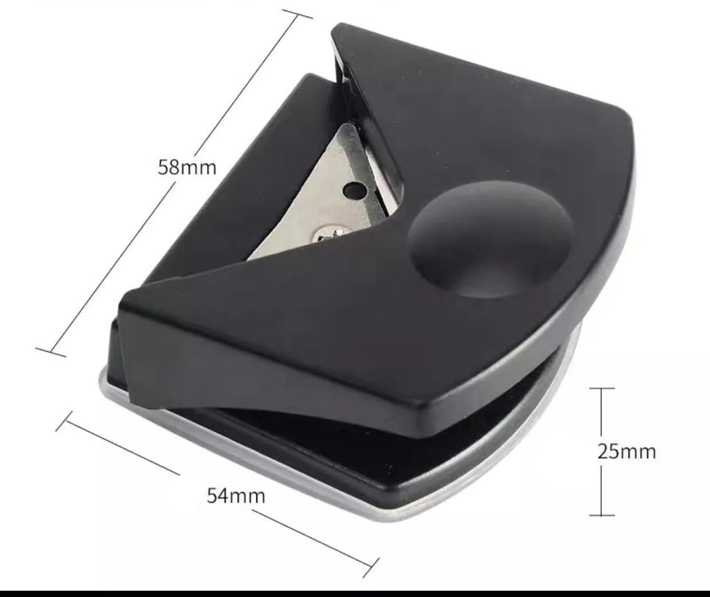 1 PC Black Paper Corner Rounder, Round Corner Cutter Punch Tool for Paper Crafts, Photo, Cardstock, DIY Projects, Laminate, Card Making and Scrapbooking