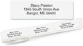 Personalized Return Address Labels, Roll of 500 Gloss White Self-Adhesive Labels Without Dispenser, Customize with Name & Shipping Address, Colorful Images