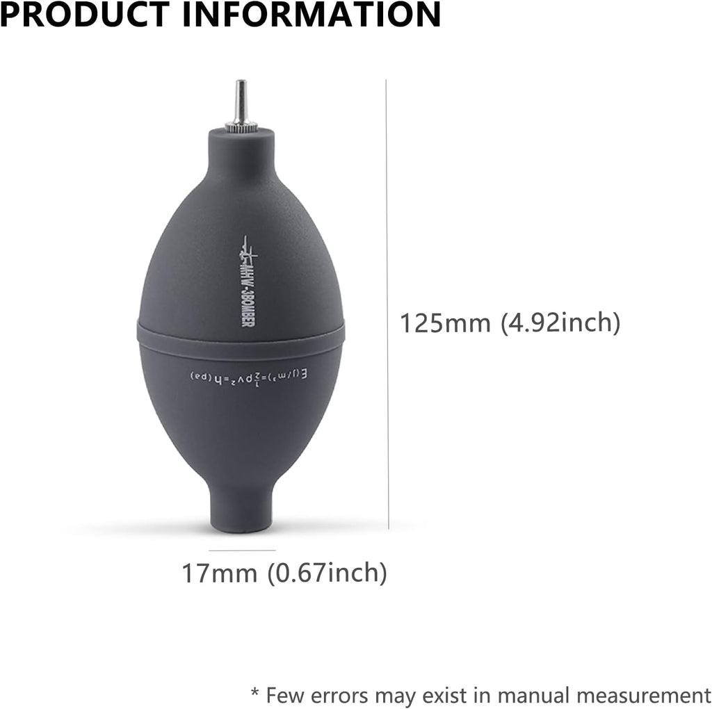 MHW-3BOMBER Air Blower and Coffee Grinder Cleaning Brush, Coffee Machine Cleaning Tool Set, Air Duster and Walnut Wood Brush Kit for Espresso, Camera, Keyboard, Coffee Powder Cleaning Tool CS7088-OS