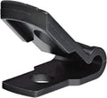 Secure 1/8 Inch Premium R Type UV Black Nylon Screw Mount Cable Clamp for Wire Management - 100 Pack