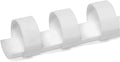 TruBind 14mm (9/16 in.) Comb Binding Spines | 11 in. Length for Letter Size or Smaller Projects | Standard 19-Ring Rectangular Holes | White | 105 Sheet Binding Capacity | 100 Pack
