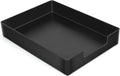 Letter-Size Tray, Desk Drawer Organizer, A4 Plastic Paper Tray, Multi-use Large Storage Basket for Office Home Supplies,13 x 9.6 inch