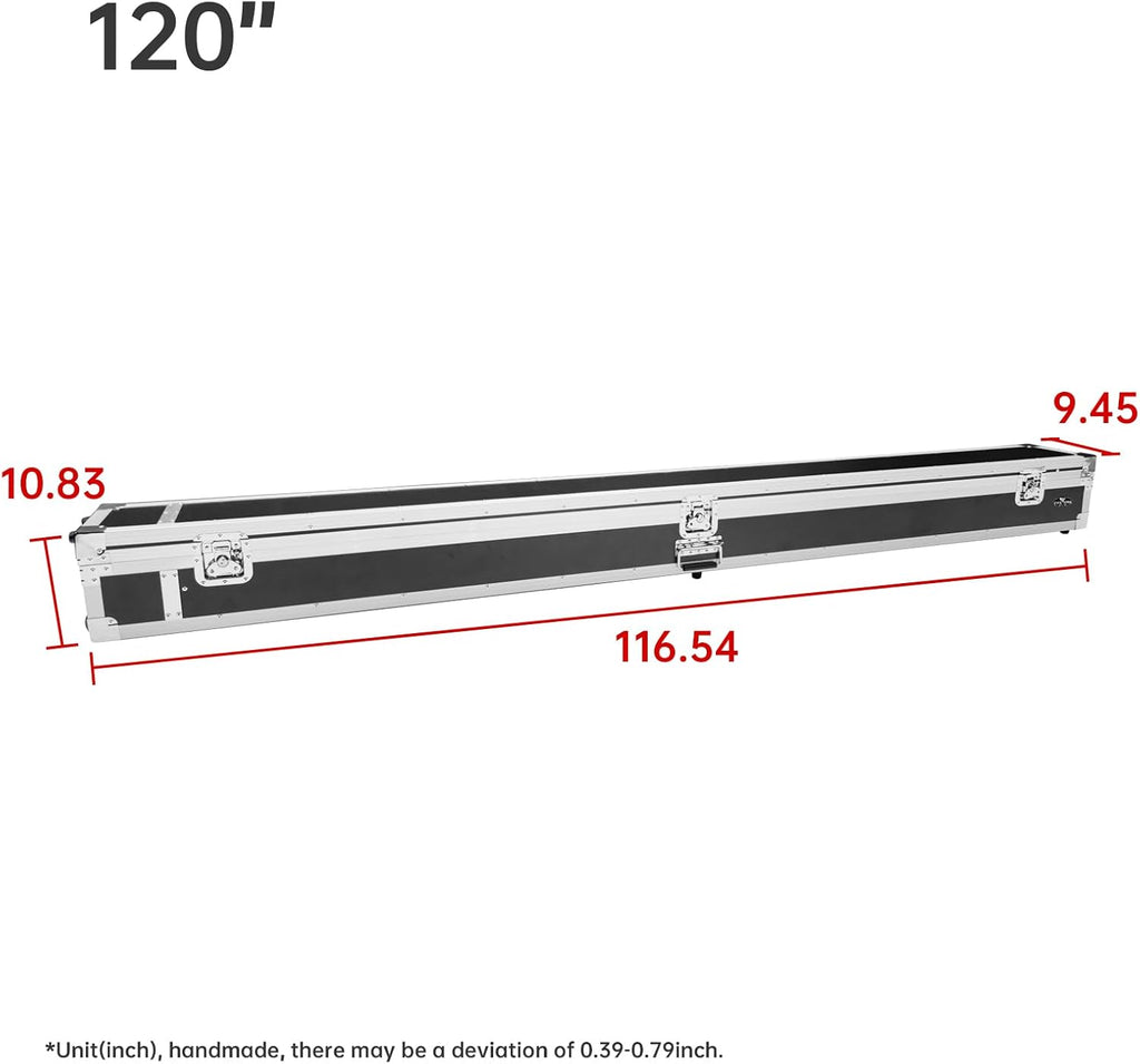 VIVIDSTORM 120" Screen Heavy Duty Aluminium Travelling Case，VHDTC120H