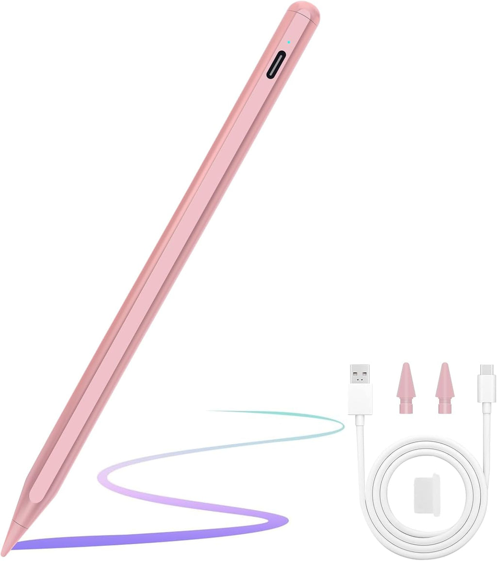 ANYQOO Stylus Pen for iPad 6th-11th Generation - Fast Charge Magnetic Pencil, Compatible with 2018-2025 Apple iPad Pro 11"/12.9"/M4, iPad Air 3/4/5/M2/M3, iPad mini 5/6 Gen/A17Pro