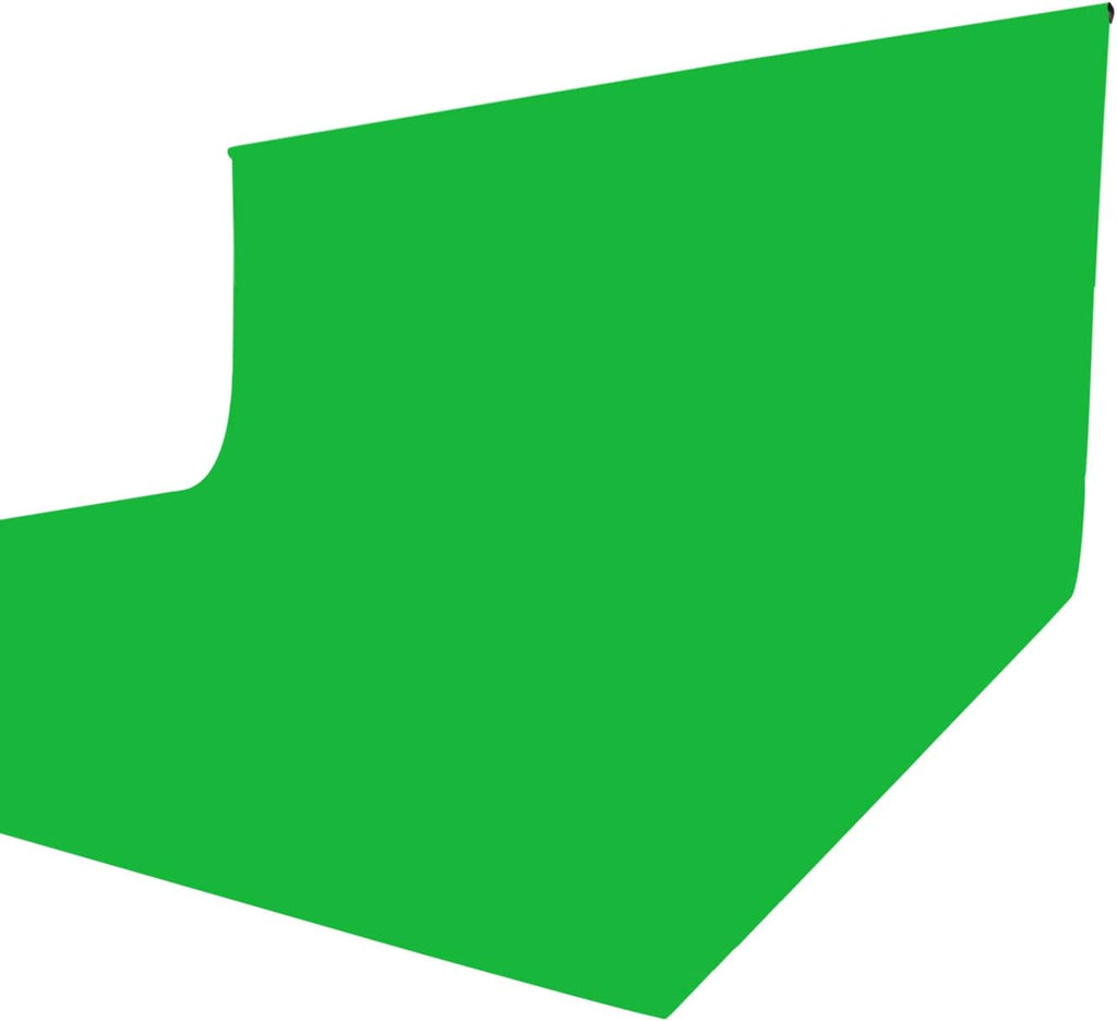 ISSUNTEX 10X20 ft Background Muslin Backdrop, Photo Studio, Collapsible High Density Screen for Video Photography and Television-Green