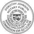 Arizona Round Notary Embosser | Official State Embosser | Official Seals | Meets State Specifications (Arizona, Round Embosser)