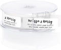 White Modern Rolled Address Labels/Roll of 500 Personalized Address Labels/Designer Return Address Stickers in Elegant Plastic Dispenser