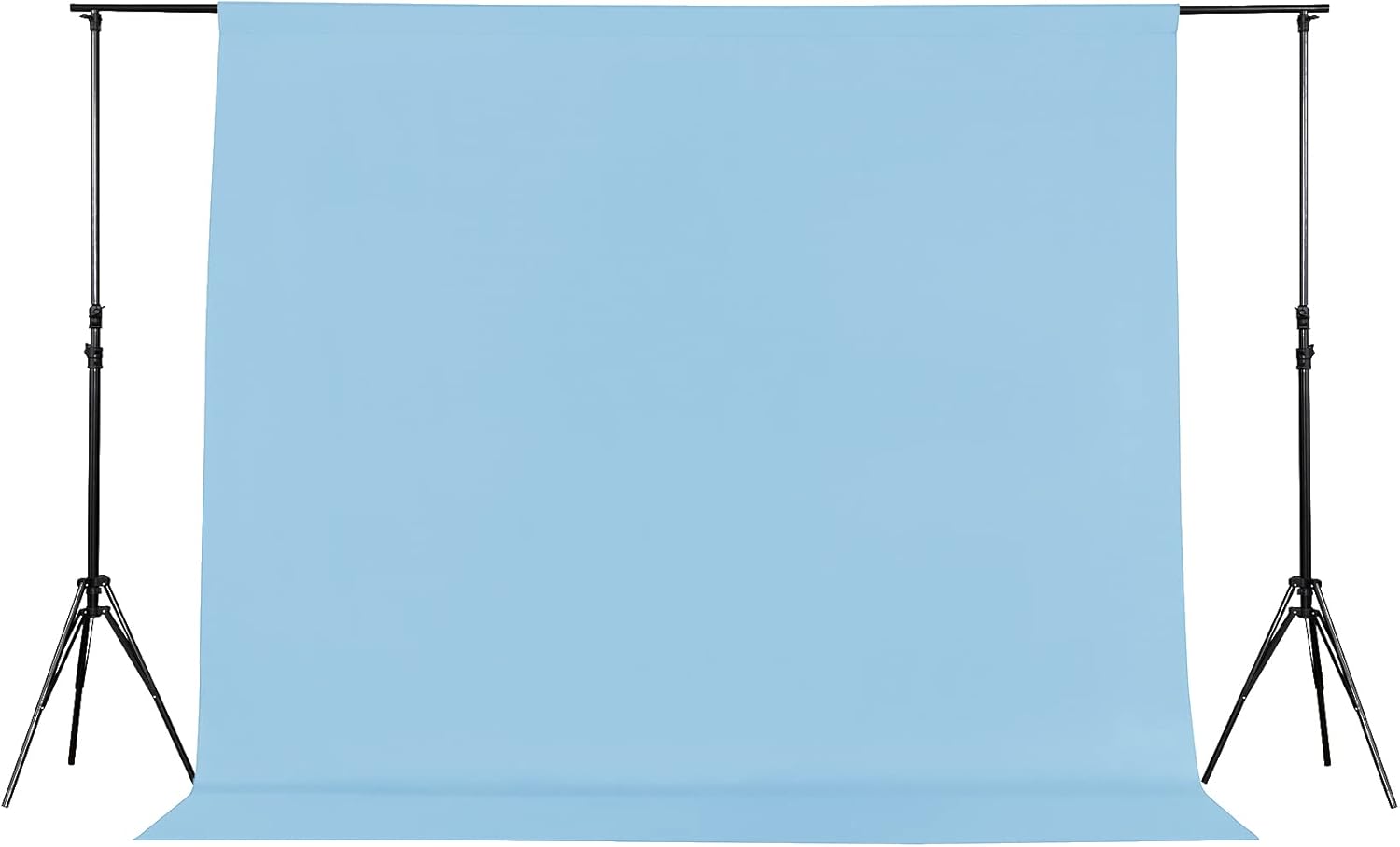 Joccun 8X10 FT Light Blue Backdrop Background for Photography,Polyester Backdrop Curtain Background Screen for Photography,Photoshoot,Video Recording,Studio(8X10ft,Light Blue)