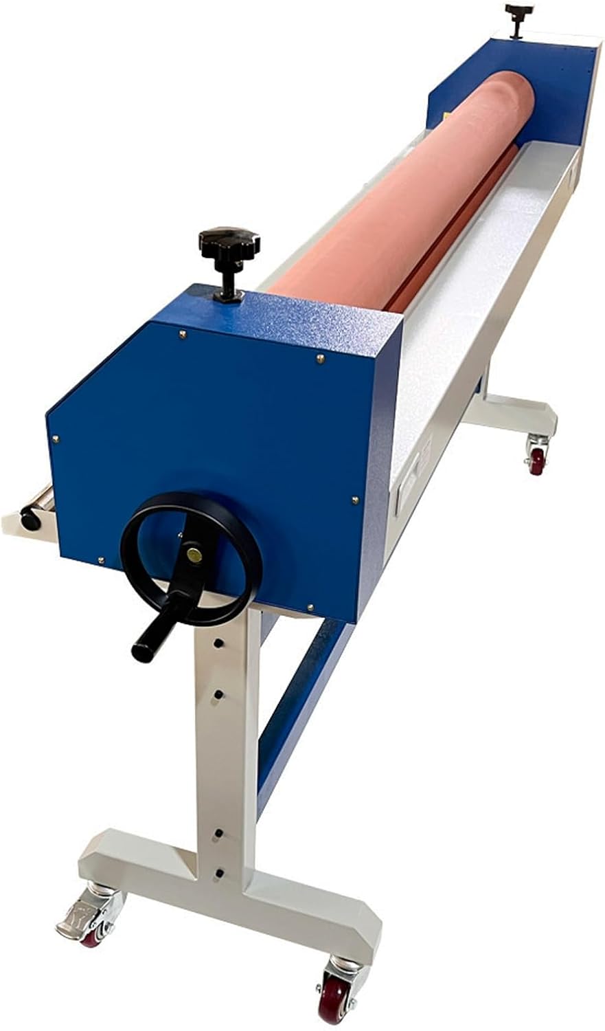 51" Manual Cold Laminating Machine Cold Laminator with Single Sided Cold Laminating Function for Commercial Professional Use
