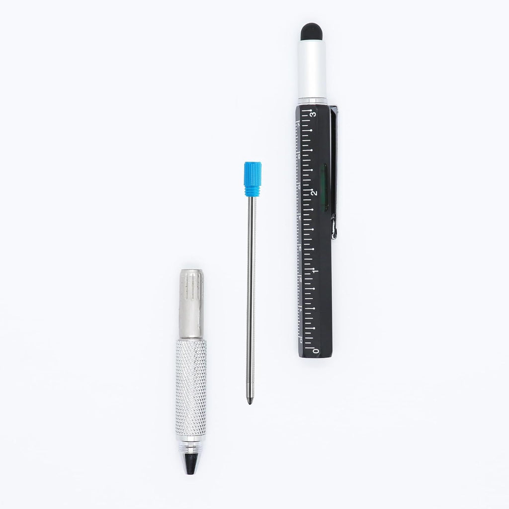 DunBong Ballpoint Metal D1 Refill for Multifunction Pen, Blue Pack of 5 Pieces (Blue)