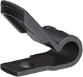 Secure 3/16 Inch Premium R Type UV Black Nylon Screw Mount Cable Clamp for Wire Management - 100 Pack
