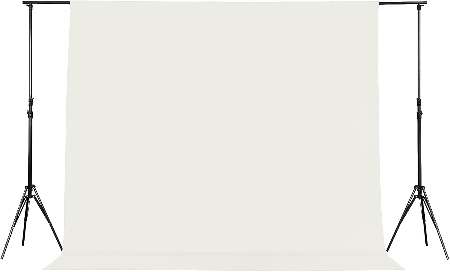 Joccun 6X9FT Ivory Backdrop Background for Photography,Polyester Backdrop Curtain Background Screen for Photography,Photoshoot,Video Recording,Studio(6X9ft,Ivory)