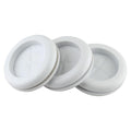 10 Pack 1-3/16" Inside Diameter 1-1/2" Drill Hole Rubber Grommet, Firewall Plug Grommet Rubber Grommets Wire Protection, Double Sided Round (White)