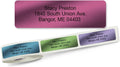 Colorful Images Metallic Rainbow Foil Rolled Return Address Mailing Labels with Dispenser, Customize with Name & Shipping Address, 250 Self Adhesive, Easy Peel Sticker Label Roll, 3/4" x 2 1/2"