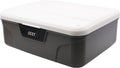 Storage Bin - 4.2 Gallon Locking Container with 4-Digit Combination Lock, Stackable Plastic Organizer Box for Usable As Item Organizer Or Office File Storage/Garage/Camping(Gray)