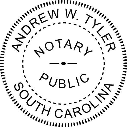 South Carolina Round Notary Embosser | Official State Embosser | Official Seals | Meets State Specifications (South Carolina, Round Embosser)