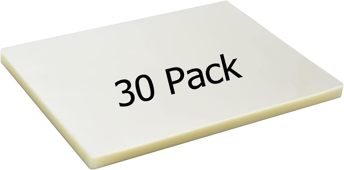 5 Mil Thermal Laminating Sheets 30 Packs, 9” x 11.5” Clear Laminating Pouches Holds 8.5 x 11 Inch Sheet Lamination Plastic Paper for Laminator, School Office Supplies Laminate