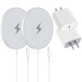 Magnetic Wireless Charger Fast iPhone Mag-Safe Charger for iPhone 16 Pro Max/16 Pro/iPhone15Pro Max/15 Plus/14/13/12/AirPods 3/2/Pro/Pro 2 Magnet Charging Pad Mag Safe Chargerwith Dual Charging Ports