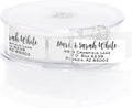 Mixed Script Font Rolled Address Labels/Roll of 500 Chic Black and White Personalized Address Labels/Designer Return Address Stickers in Elegant Plastic Dispenser
