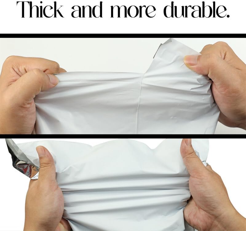 10 x 13 200pcs Shippozz Poly Mailers – Durable Shipping Envelopes with Strong Adhesive Seal, Waterproof and Tear-Resistant Design – Ideal for Clothing, Books, and Accessories