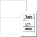 Coopaty Half Sheet Shipping Labels 8.5" x 5.5" Sticker Labels for Laser & Ink Jet Printers, 2 Per Page Self Adhesive Mailing Labels for Packages (10000 Labels)