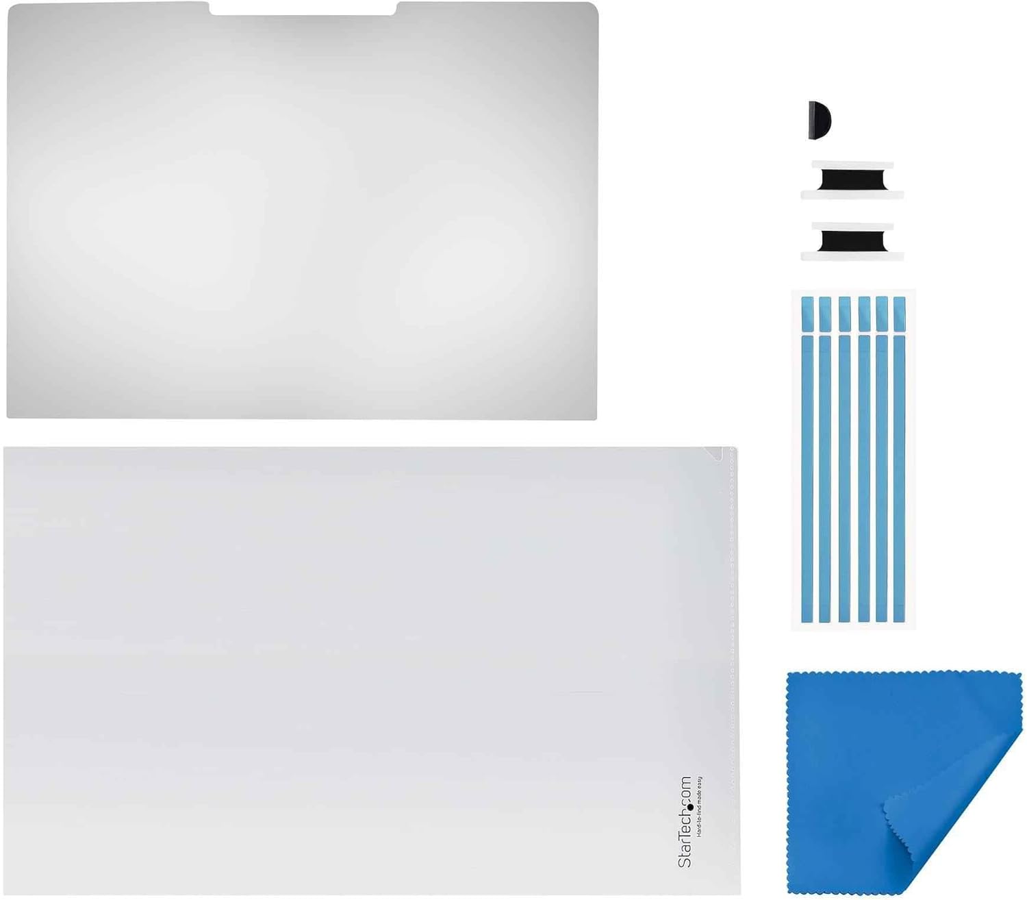 StarTech.com 14-inch 16:9 Flip-Over Privacy Screen with Touch, Laptop Security Shield, Anti-Glare Blue Light Filter