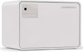 Biometric Safe for Home, 0.6 Cube Feet Auto-Open Fingerprint Safe with Touch Screen, Alarm System & Removable Shelf, Small Money Box for Cash, Jewelry, Documents, Home Office Use,White