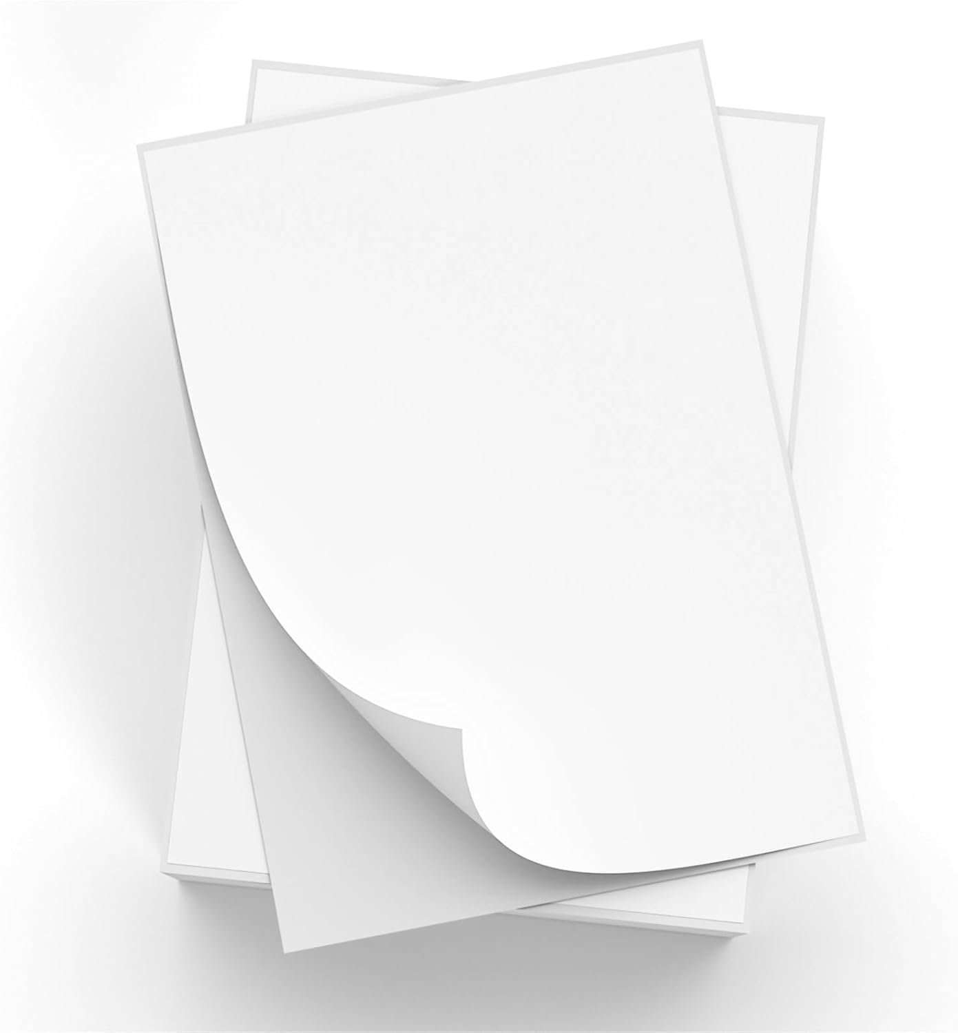 2500 Full Sheets Sticker Paper for Laser & Ink Jet Printers, 8.5" x 11" Full Sheet Address Shipping Label, 2500 Sheets 2500 Labels