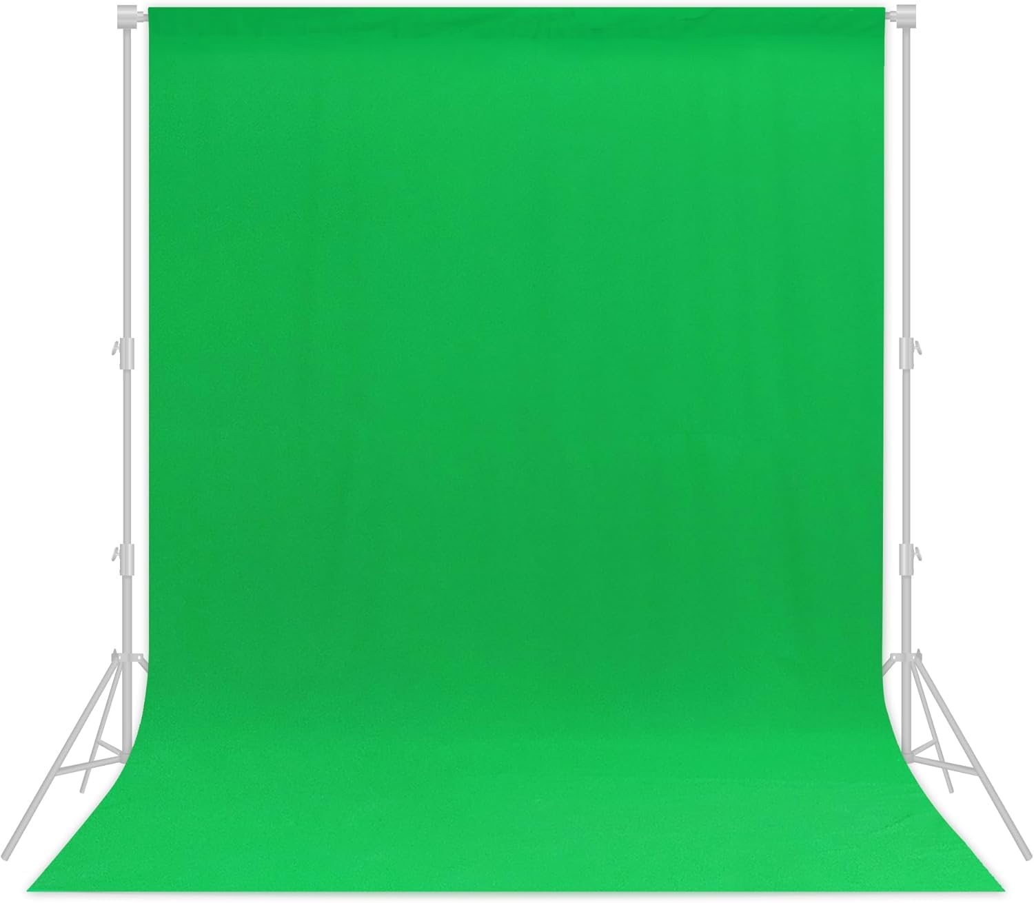 Green Backdrop 8x10ft – Professional Photography Backdrop for Photoshoots, Studio & Portraits, Wrinkle-Free, Opaque, Machine Washable Polyester, Non-Fading, Reusable for Photo Background