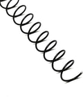 RAYSON 14.3mm Wire Spiral Coil Binding, 3:1 Pitch, 9/16" Metal Coils Comb Binding 115 Sheets Capacity, Black Color & Pack of 100