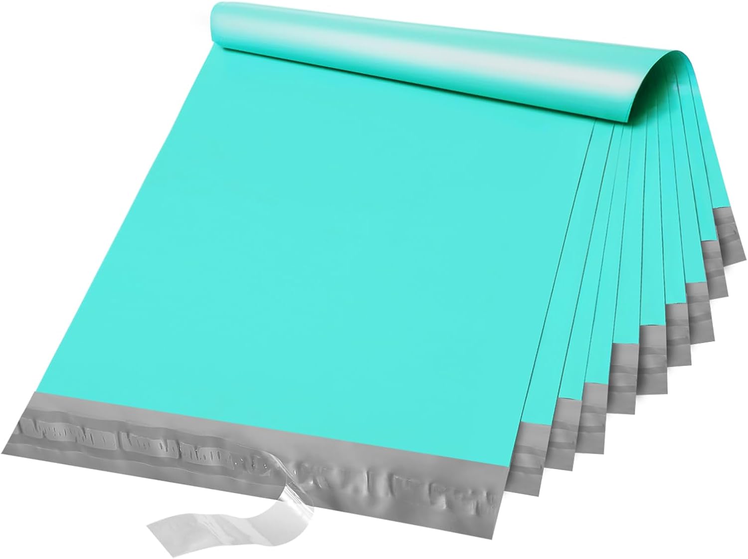 Fuxury 19x24 Inch 50 Pack Large Poly Mailers Shipping Envelopes,Self Adhesive Mailers Poly Shipping Bags for Clothing,Waterproof and Flexible Packaging Bag for Small Business(Teal)