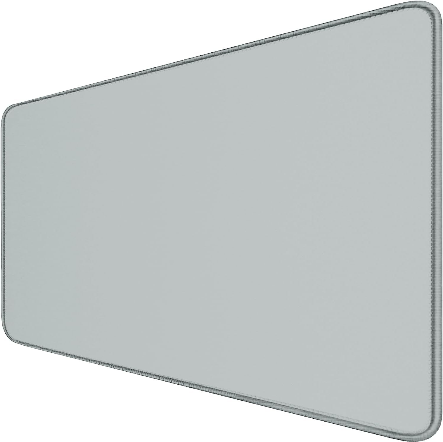 Large Gaming Mouse Pad with Stitched Edges, Durable Non-Slip Natural Rubber Base, Waterproof Computer Keyboard Pad Mat for Esports Pros/Gamer/Desktop/Office/Home - Grey