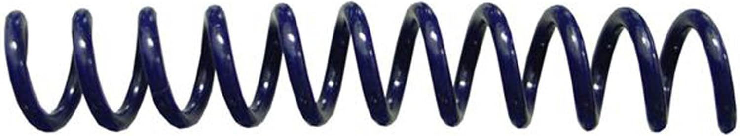 TruBind 6mm (1/4 in.) Spiral Binding Coils for Reports, Presentations and Proposals | 4:1 Pitch | 12 in. Length | Navy | 30 Sheets Binding Capacity | 100 Pack