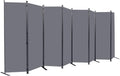 Room Divider 6FT Portable Room Dividers and Folding Privacy Screens, 176'' W Fabric Divider for Room Separation, 8 Panel Partition Room Dividers Freestanding Wall Divider Screen for Dorm Studio Office
