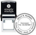 Vermont Round Notary Stamp | Official State Notary Stamp | Official Seals | Meets State Specifications (Vermont, Round Stamp)