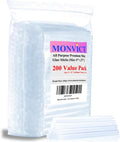 MONVICT 200 Pack Mini Hot Glue Gun Sticks with 4" Long 0.27” Diameter, Craft Hot Glue Pastes All Purpose Hot Melt Glue Sticks for Most Glue Guns, Clear Glue Sticks for DIY, Arts & Crafts