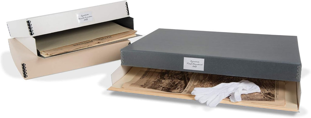 Gaylord Archival White Newspaper Preservation Kit - 19W x 25L x 2 1/2" H